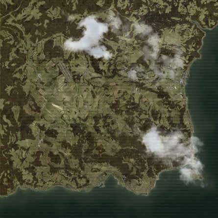 Map of Autumn Chernarus.