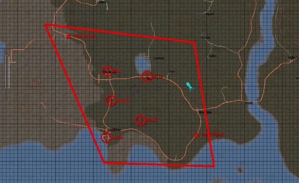 The Vidlakov Valley conquest map.