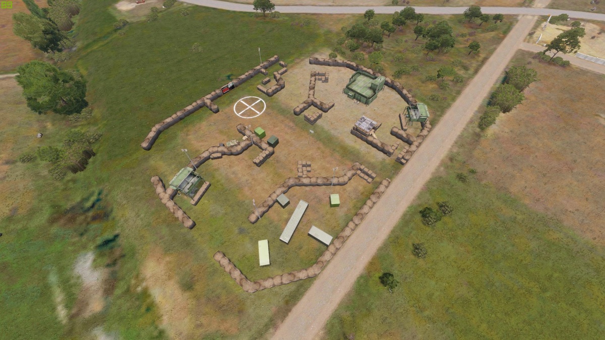 The birds-eye-view of the Therisa gang base.