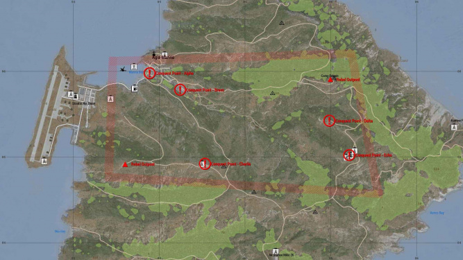 The Marina Bay Blitz conquest map.