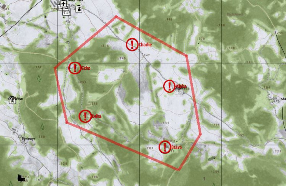 The Sobor's End conquest map.