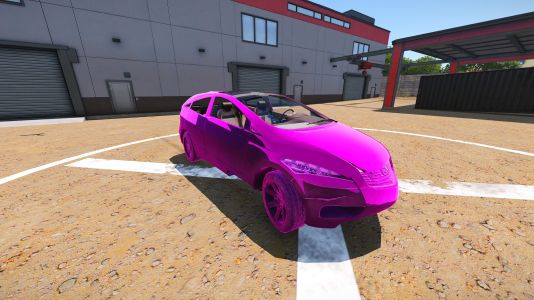 VR Pink Vehicle Finish