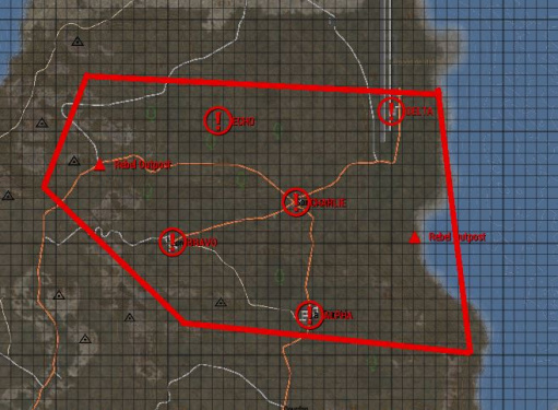 The Saint Louis Crossroads conquest map.