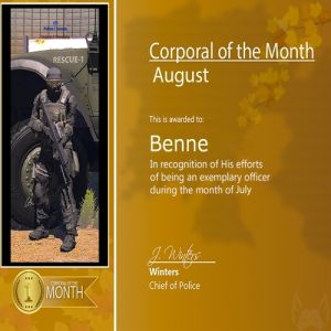 Corporal of the Month